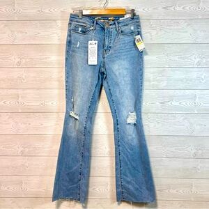 NWT • Seven7 Felicity High Rise Denim Jeans • Slim Flare • Size 4 • Enchanted